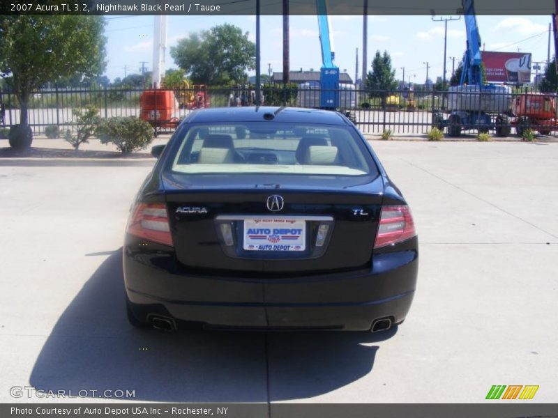 Nighthawk Black Pearl / Taupe 2007 Acura TL 3.2