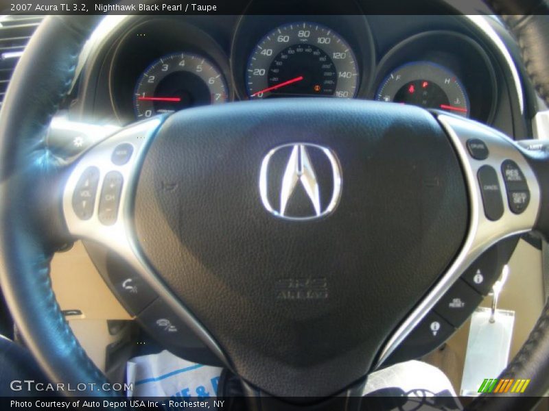 Nighthawk Black Pearl / Taupe 2007 Acura TL 3.2