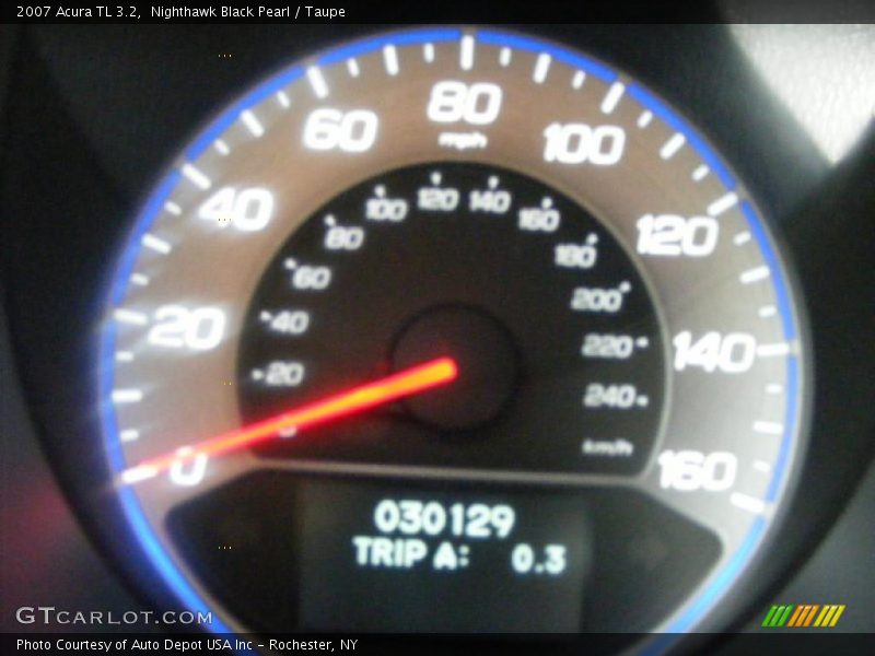 Nighthawk Black Pearl / Taupe 2007 Acura TL 3.2