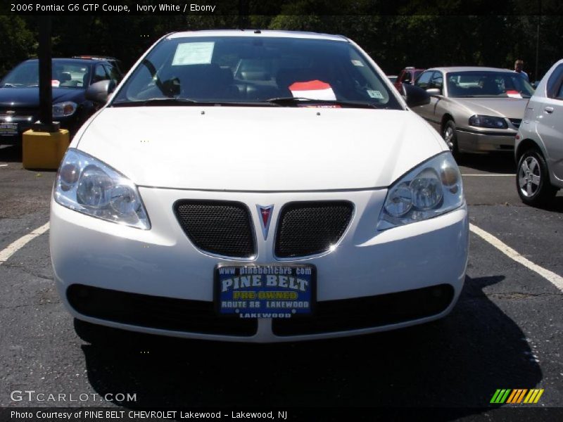 Ivory White / Ebony 2006 Pontiac G6 GTP Coupe