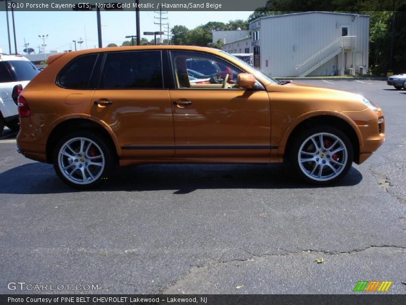 Nordic Gold Metallic / Havanna/Sand Beige 2010 Porsche Cayenne GTS