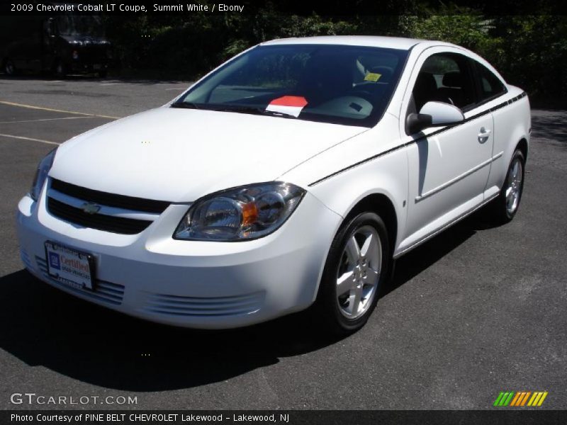 Summit White / Ebony 2009 Chevrolet Cobalt LT Coupe