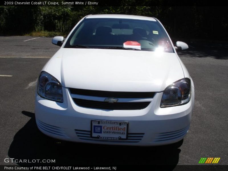 Summit White / Ebony 2009 Chevrolet Cobalt LT Coupe