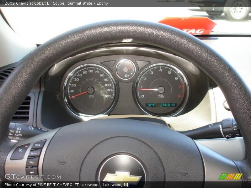 Summit White / Ebony 2009 Chevrolet Cobalt LT Coupe