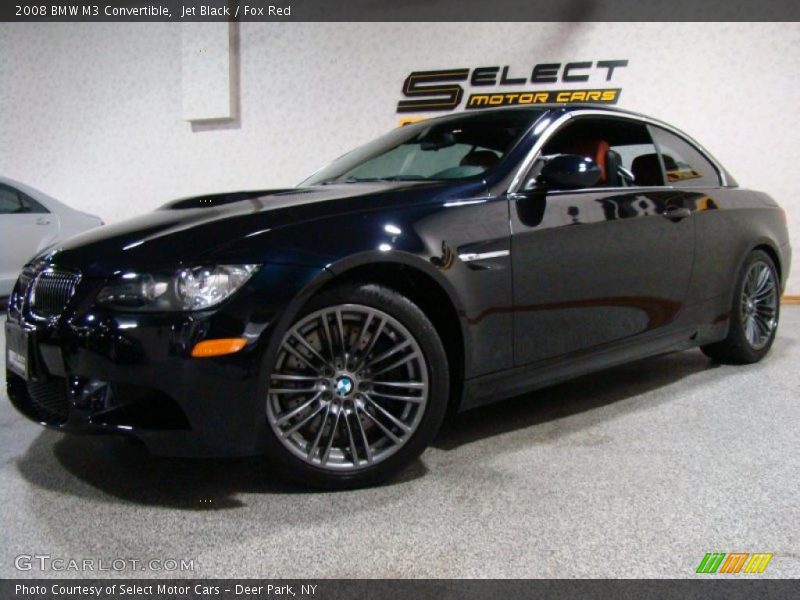 Jet Black / Fox Red 2008 BMW M3 Convertible