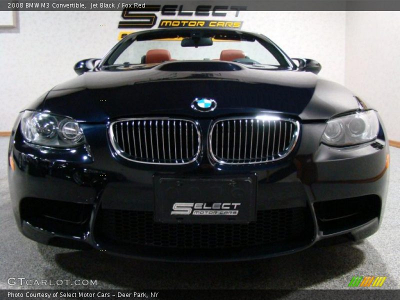 Jet Black / Fox Red 2008 BMW M3 Convertible