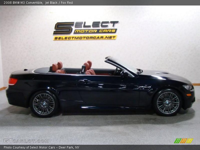 Jet Black / Fox Red 2008 BMW M3 Convertible