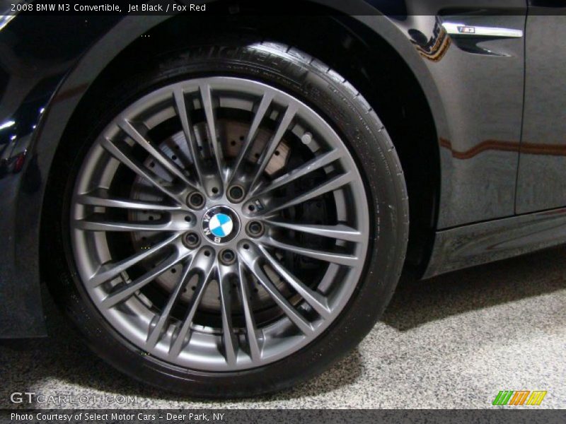Jet Black / Fox Red 2008 BMW M3 Convertible
