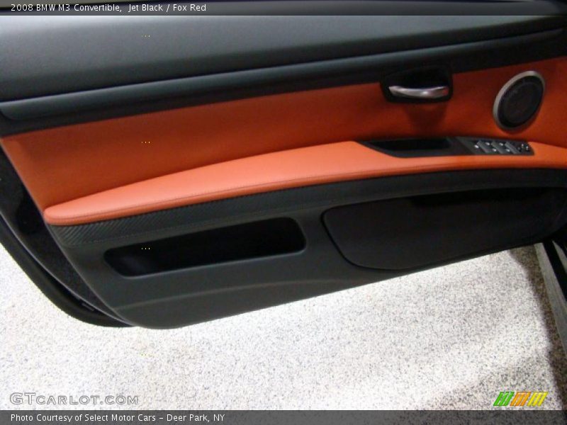 Jet Black / Fox Red 2008 BMW M3 Convertible