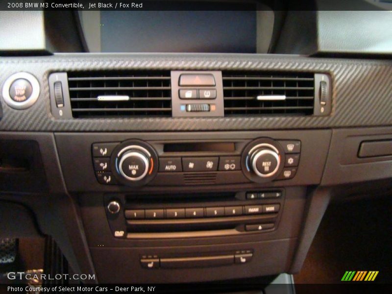 Jet Black / Fox Red 2008 BMW M3 Convertible