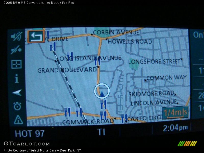 Jet Black / Fox Red 2008 BMW M3 Convertible