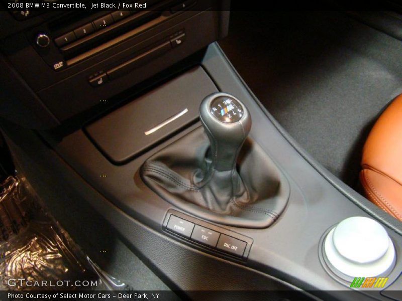 Jet Black / Fox Red 2008 BMW M3 Convertible