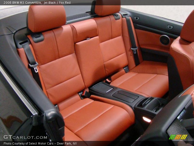 Jet Black / Fox Red 2008 BMW M3 Convertible
