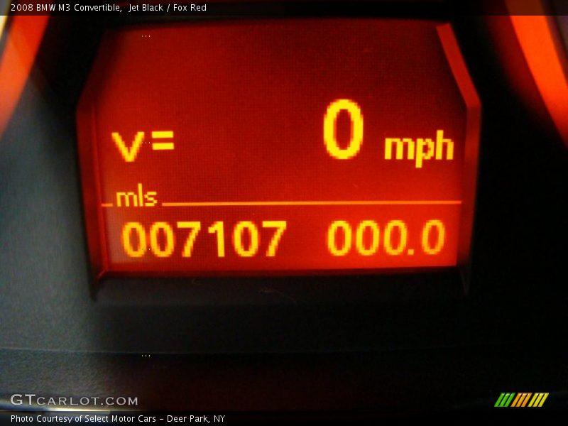 Jet Black / Fox Red 2008 BMW M3 Convertible