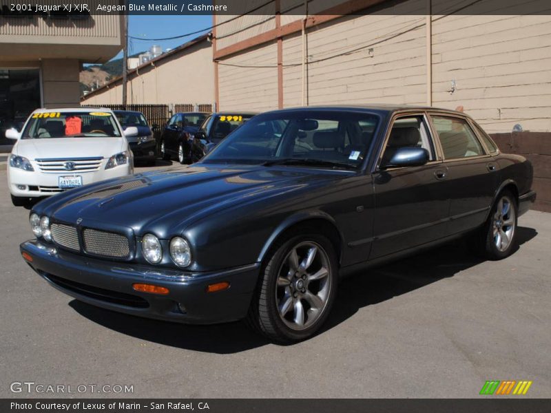 Aegean Blue Metallic / Cashmere 2001 Jaguar XJ XJR