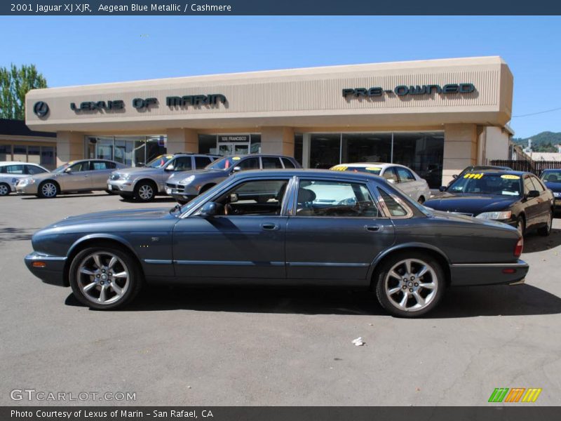 Aegean Blue Metallic / Cashmere 2001 Jaguar XJ XJR