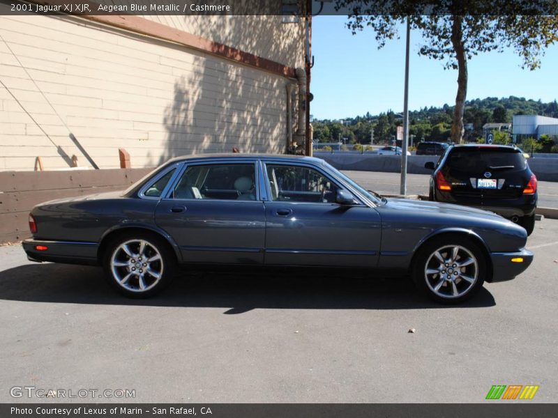 Aegean Blue Metallic / Cashmere 2001 Jaguar XJ XJR