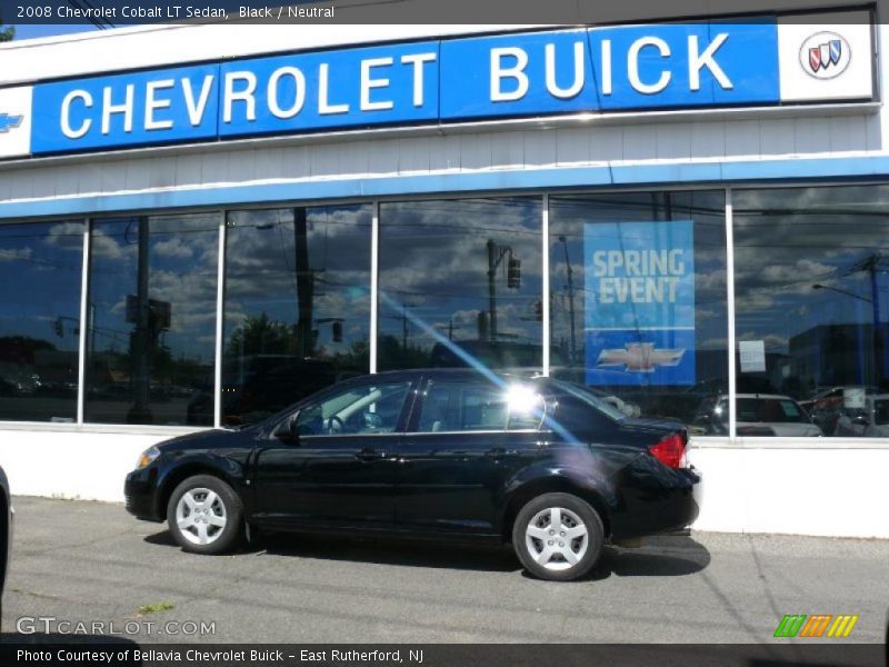 Black / Neutral 2008 Chevrolet Cobalt LT Sedan