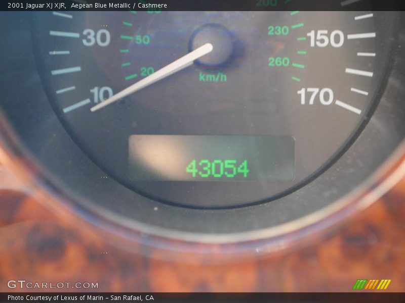 Aegean Blue Metallic / Cashmere 2001 Jaguar XJ XJR