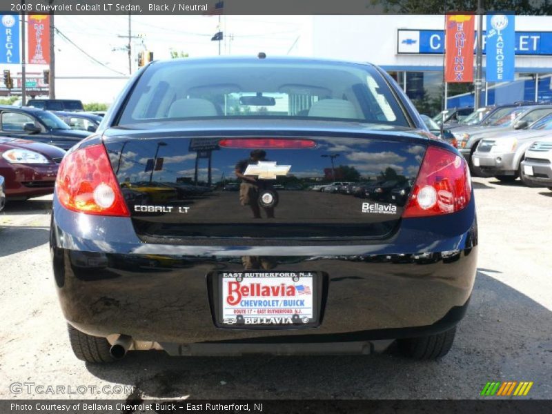 Black / Neutral 2008 Chevrolet Cobalt LT Sedan