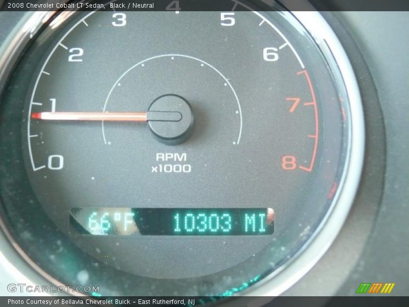 Black / Neutral 2008 Chevrolet Cobalt LT Sedan