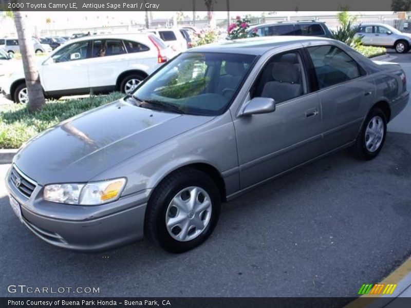 Antique Sage Pearl / Gray 2000 Toyota Camry LE