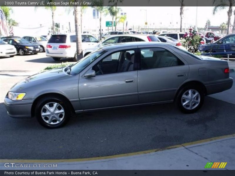 Antique Sage Pearl / Gray 2000 Toyota Camry LE