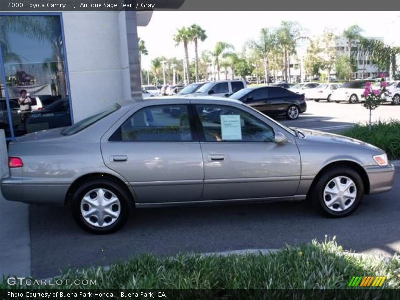 Antique Sage Pearl / Gray 2000 Toyota Camry LE