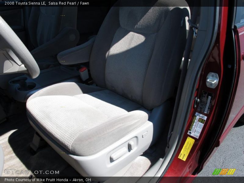 Salsa Red Pearl / Fawn 2008 Toyota Sienna LE