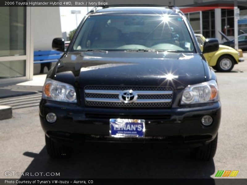 Black / Ivory Beige 2006 Toyota Highlander Hybrid 4WD