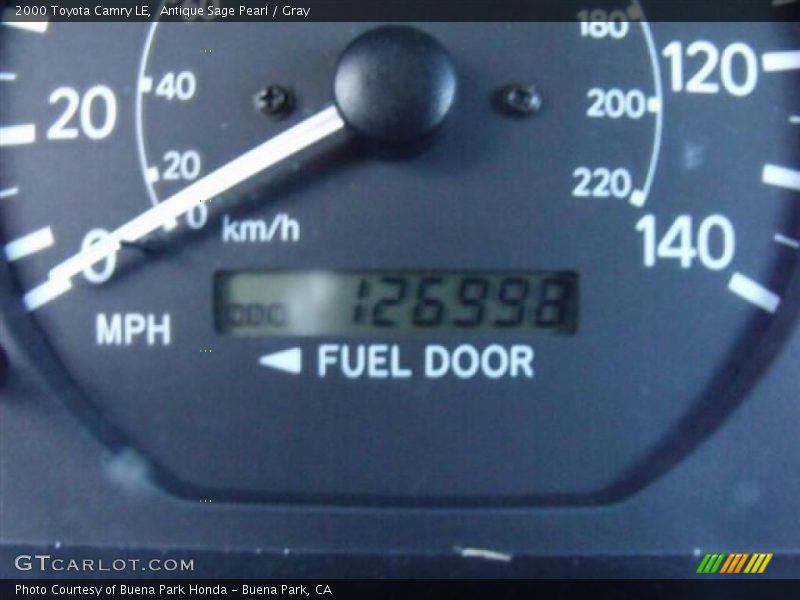Antique Sage Pearl / Gray 2000 Toyota Camry LE