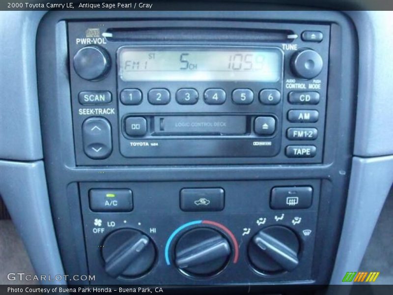 Antique Sage Pearl / Gray 2000 Toyota Camry LE