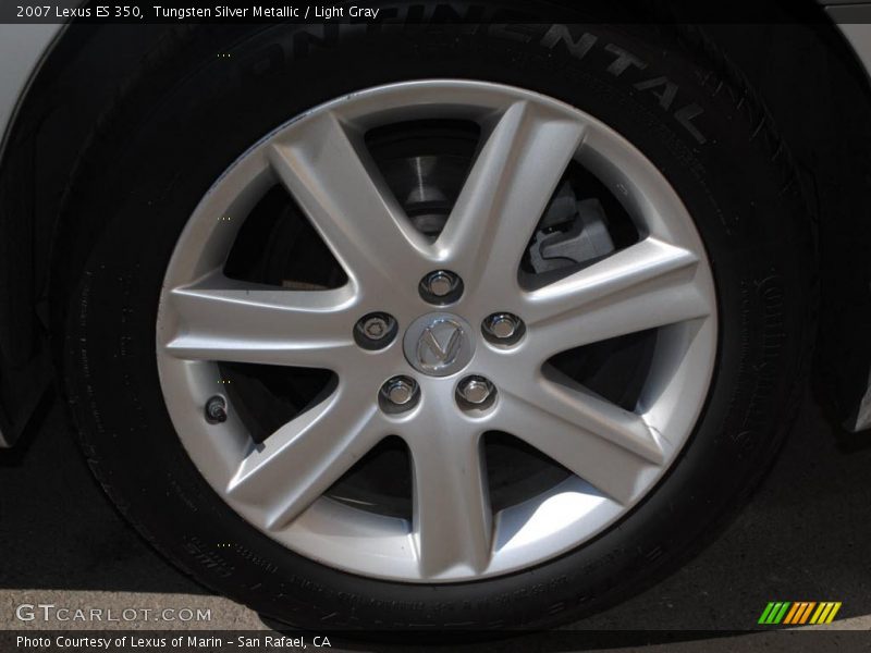Tungsten Silver Metallic / Light Gray 2007 Lexus ES 350