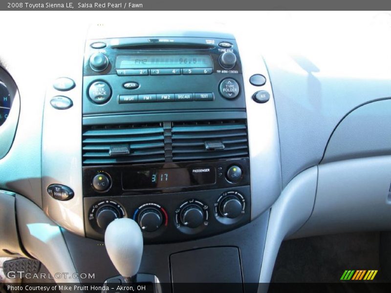 Salsa Red Pearl / Fawn 2008 Toyota Sienna LE