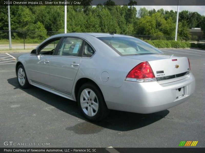 Silver Ice Metallic / Gray 2010 Chevrolet Impala LS