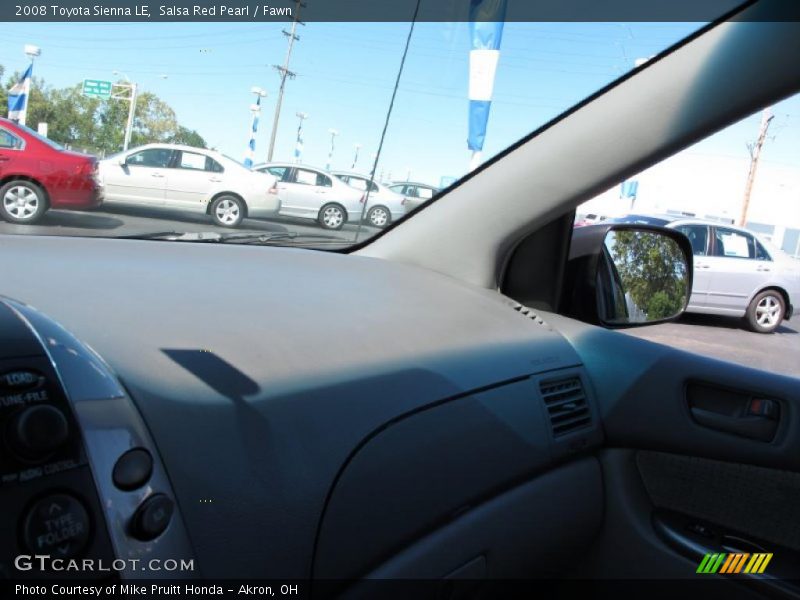 Salsa Red Pearl / Fawn 2008 Toyota Sienna LE