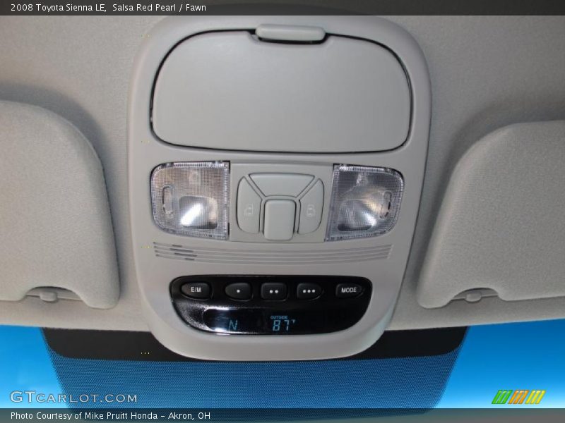 Salsa Red Pearl / Fawn 2008 Toyota Sienna LE