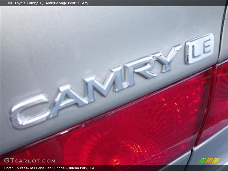 Antique Sage Pearl / Gray 2000 Toyota Camry LE