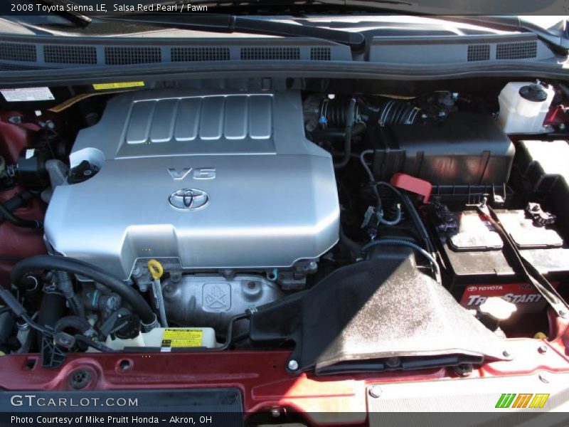 Salsa Red Pearl / Fawn 2008 Toyota Sienna LE