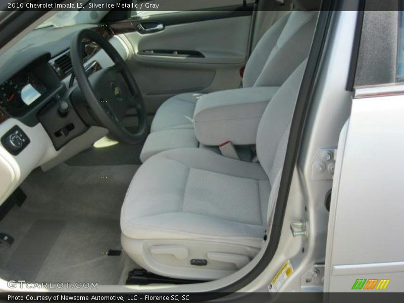 Silver Ice Metallic / Gray 2010 Chevrolet Impala LS