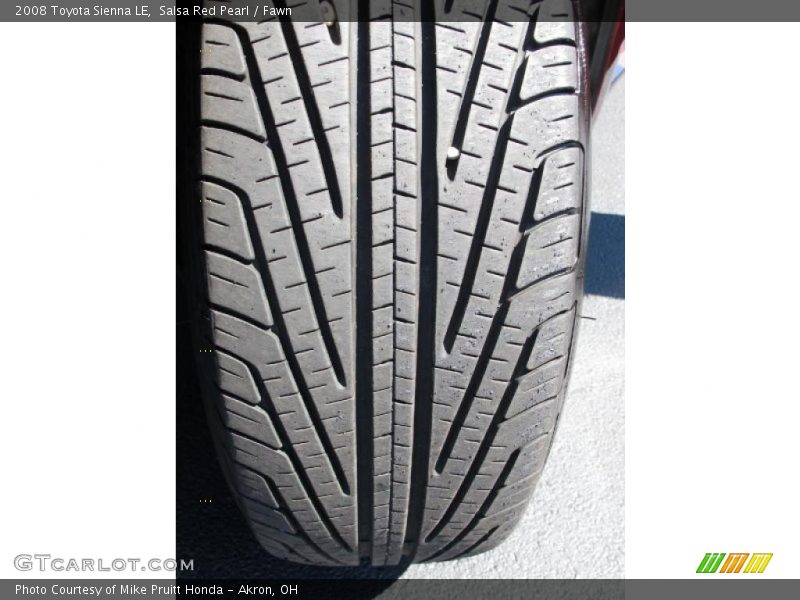 Salsa Red Pearl / Fawn 2008 Toyota Sienna LE