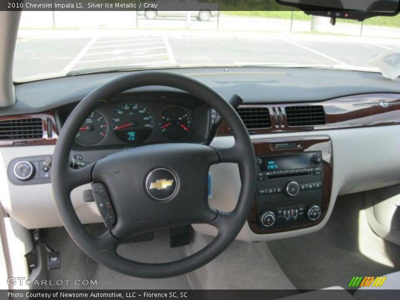 Silver Ice Metallic / Gray 2010 Chevrolet Impala LS