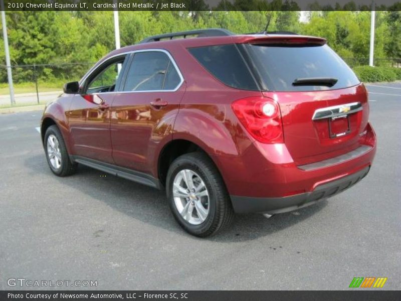 Cardinal Red Metallic / Jet Black 2010 Chevrolet Equinox LT