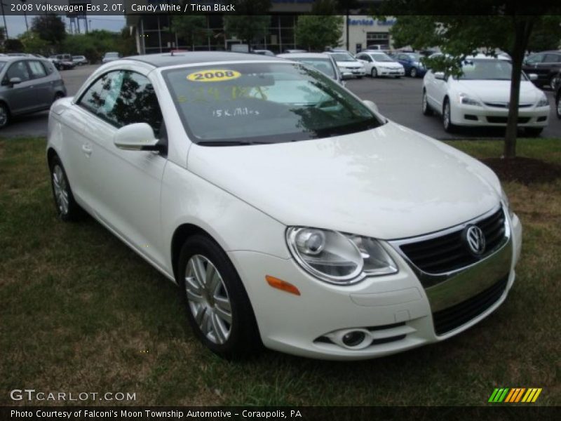 Candy White / Titan Black 2008 Volkswagen Eos 2.0T