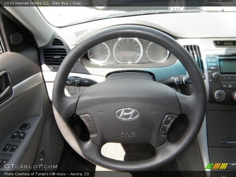 Slate Blue / Gray 2010 Hyundai Sonata GLS