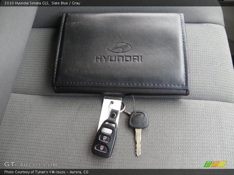 Slate Blue / Gray 2010 Hyundai Sonata GLS