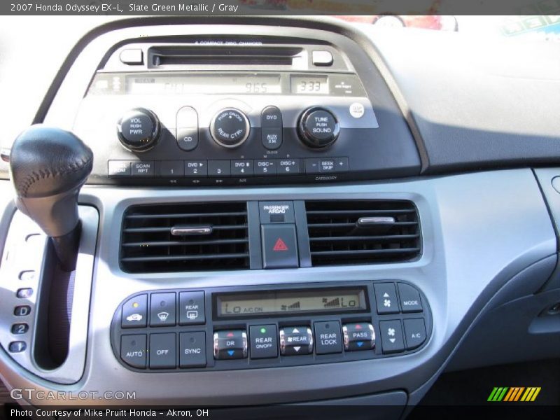 Slate Green Metallic / Gray 2007 Honda Odyssey EX-L