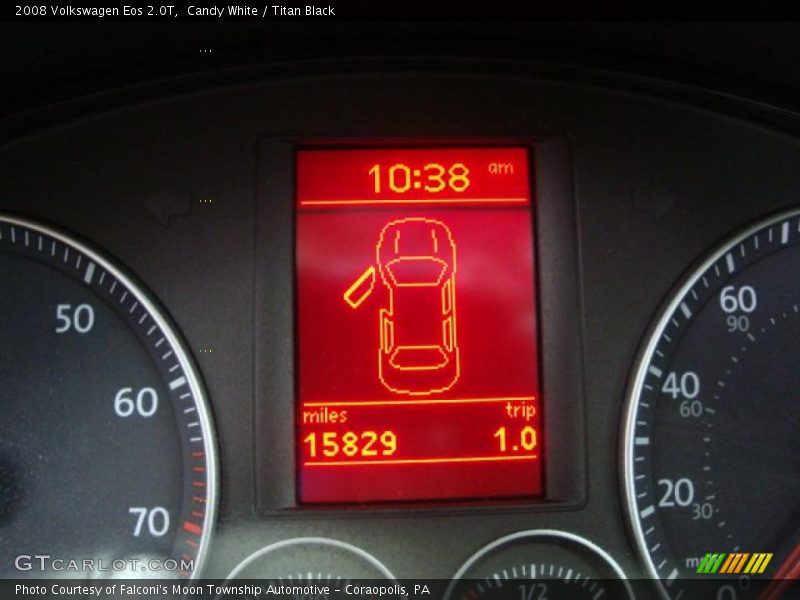Candy White / Titan Black 2008 Volkswagen Eos 2.0T