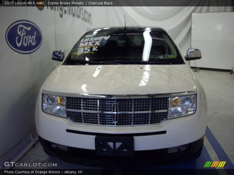 Creme Brulee Metallic / Charcoal Black 2007 Lincoln MKX AWD