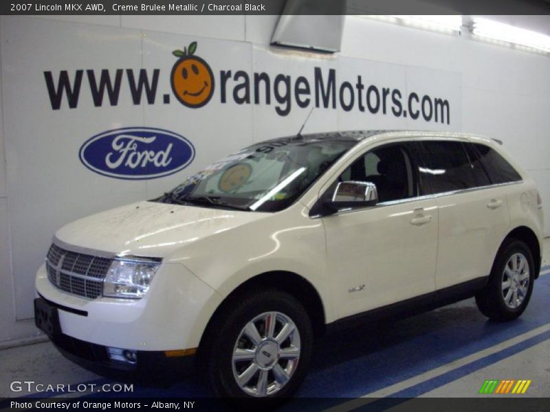 Creme Brulee Metallic / Charcoal Black 2007 Lincoln MKX AWD